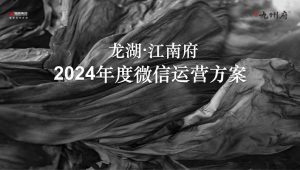 房地产项目2024年度微信运营方案【房地产】【新媒体运营】