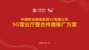 通信公司5G营业厅整合传播推广方案【电信通讯】【线下营业厅】.pptx