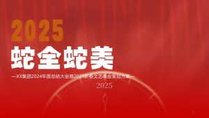 2025企业公司年度总结大会暨新春晚“蛇全十美”活动策划方案【年会】